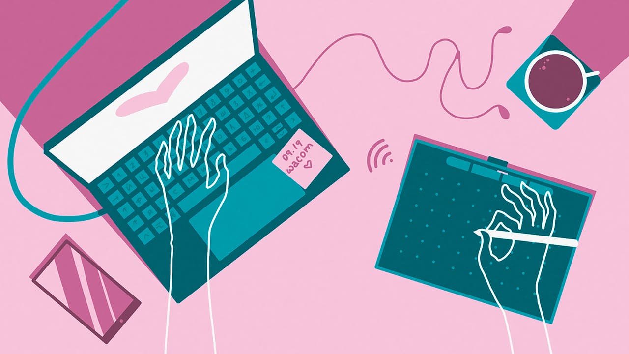 Инструменты Wacom для работы в цифровой иллюстрации