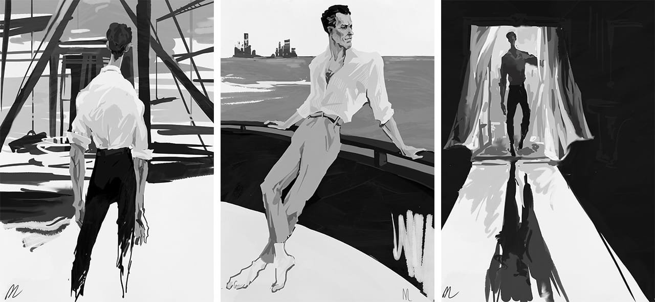 Опыт: иллюстрации для «Источника» Айн Рэн