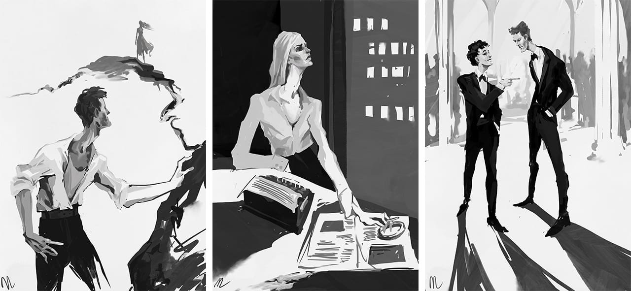 Опыт: иллюстрации для «Источника» Айн Рэн