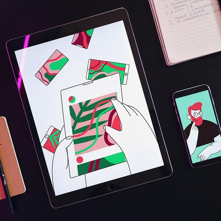 Иллюстрация в интерфейсах