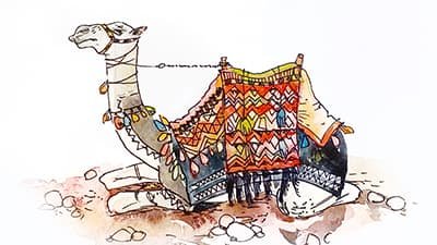 /data/free_lessons/images/144-speedpainting-camel-watercolor-liner-minin.jpg