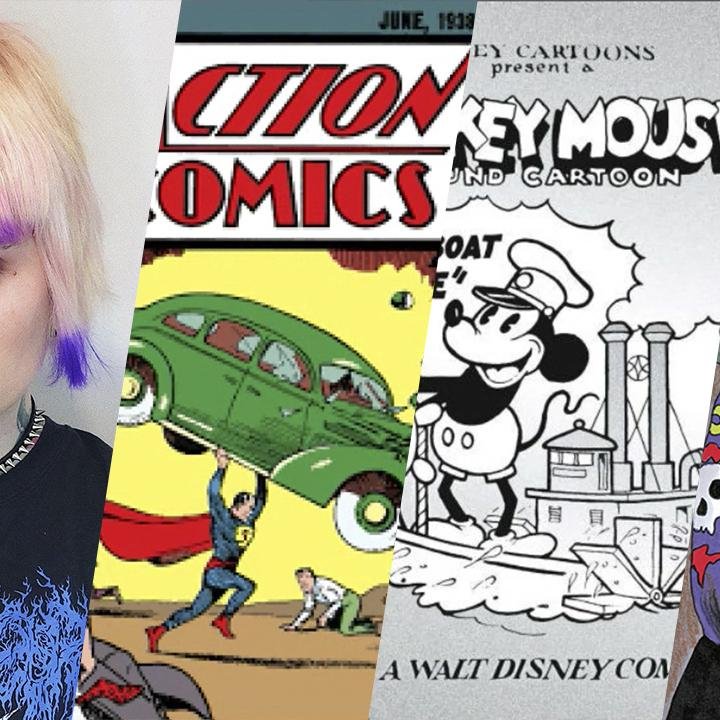 Лекция Наташи Темежниковой об история комиксов